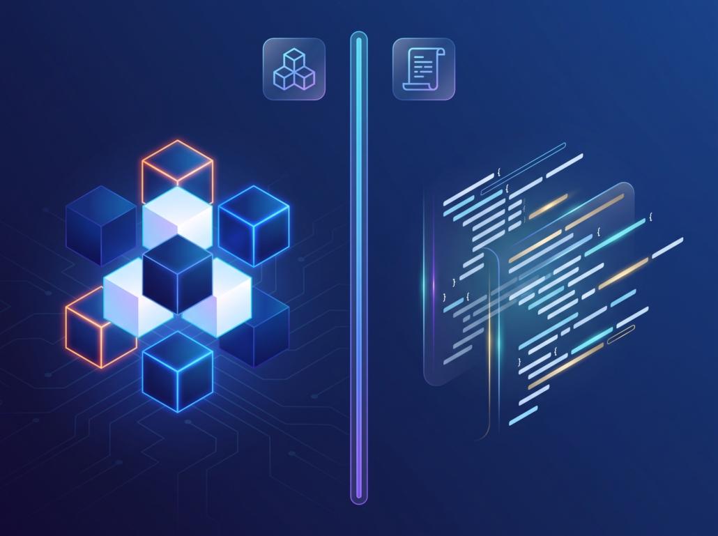 Full Site Editing (FSE) vs. Classic Themes: Making the Right Choice in 2026 3 Digital blocks and code comparison 202608291747